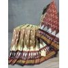 PGMRILWS5N04XEDC14- light weight Ikat silk saree