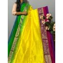 PKISKBIP5A05BBDC10- Kanchi border Ikat silk saree