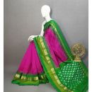 PRKSILWS5A05BSDC07- light weight Ikat silk saree