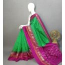 PRKSILWS5A05BSDC09- light weight Ikat silk saree