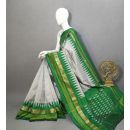 PRKSILWS5A05BSDC13- light weight Ikat silk saree