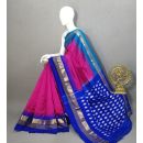 PRKSILWS5A05BSDC14- light weight Ikat silk saree