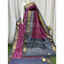 PASKIDSS5A06NCCD10- Ikat silk saree