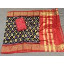 PGMRSDST5A06FSDD06- Ikat Silk dupatta with Ikat sico top