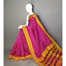 PRKSILWS5A06SEDC12- light weight Ikat silk saree