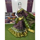 PSRGIDSS5A09BBCC30- Ikat silk saree