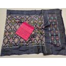 PSSISDST5A08FSDC45- Ikat Silk dupatta with Ikat sico top
