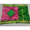 PSSISDST5A08FSDC46- Ikat Silk dupatta with Ikat sico top