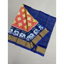 PSSIZSLG5A08IBDC01- Zero Size Ikat Silk Lehenga