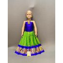 PSSIZSLG5A08IBDC26- Zero Size Ikat Silk Lehenga