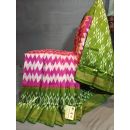 PGMRILWS5Y03XECD65- light weight Ikat silk saree