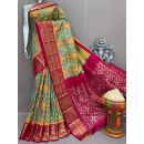PSNTKBIP5Y04DSCD09- Kanchi border Ikat silk saree