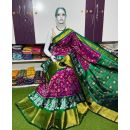 PSRGIDSS5A09BBCC45- Ikat silk saree