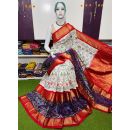 PSRGKBRS5A18FSDC11- Kanchi border Ikat silk saree