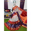 PSRGKBRS5A28FSDC02- Kanchi border Ikat silk saree