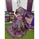 PSRGKBRS5A28FSDC03- Kanchi border Ikat silk saree