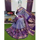 PSRGKBRS5A28FSDC09- Kanchi border Ikat silk saree