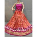 PSSIFSLG5Y03SZDC25- Free Size Ikat Silk Lehenga