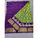 PSSIFSLG5Y03SZDC40- Free Size Ikat Silk Lehenga