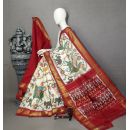PALUIDSS5Y02ISDC07- Ikat silk saree