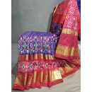 PGMRIDSS5Y06BBDC30- Ikat silk saree