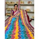 PGMRKBRS5Y06FSDC22- Kanchi border Ikat silk saree