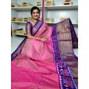 PGMRKBRS5Y06FSDC27- Kanchi border Ikat silk saree