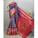 PRKSIDSS5Y05NDDC08- Ikat silk saree