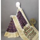 PRKSIDSS5Y05NDDC09- Ikat silk saree