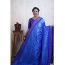 PRKSILWS5Y04SECD21- light weight Ikat silk saree