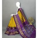PRKSKBIP5Y06NSCD01- Kanchi border Ikat silk saree