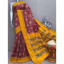 PSNTIDSS5A30BNCC16- Ikat silk saree