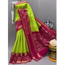 PSNTIDSS5Y03NDCD31- Ikat silk saree
