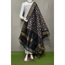 PSRGSDST5Y06FFCD03- Ikat Silk dupatta with Ikat sico top