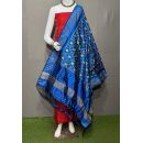 PSRGSDST5Y06FFCD17- Ikat Silk dupatta with Ikat sico top