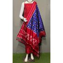 PSRGSDST5Y06FFCD19- Ikat Silk dupatta with Ikat sico top