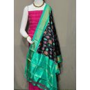 PSRGSDST5Y06FFCD21- Ikat Silk dupatta with Ikat sico top