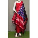 PSRGSDST5Y06FFCD26- Ikat Silk dupatta with Ikat sico top