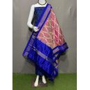 PSRGSDST5Y06FFCD36- Ikat Silk dupatta with Ikat sico top