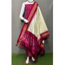 PSRGSDST5Y06FFCD38- Ikat Silk dupatta with Ikat sico top
