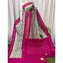 PASKILWS5Y10XEDC02- light weight Ikat silk saree