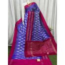 PASKILWS5Y10XEDC09- light weight Ikat silk saree