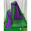 PASKILWS5Y10XEDC10- light weight Ikat silk saree