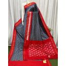 PASKILWS5Y10XEDC17- light weight Ikat silk saree