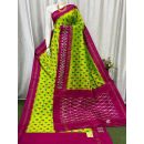 PASKILWS5Y10XEDC44- light weight Ikat silk saree