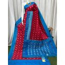 PASKILWS5Y10XEDC48- light weight Ikat silk saree