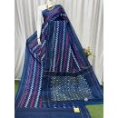 PASKILWS5Y10XEDC49- light weight Ikat silk saree