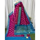 PASKILWS5Y10XEDC50- light weight Ikat silk saree