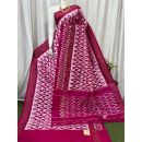 PASKILWS5Y10XEDC54- light weight Ikat silk saree