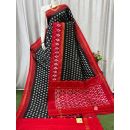 PASKILWS5Y10XEDC61- light weight Ikat silk saree